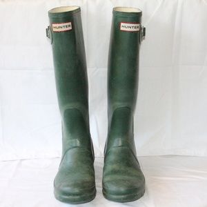 Hunter Boots in Green